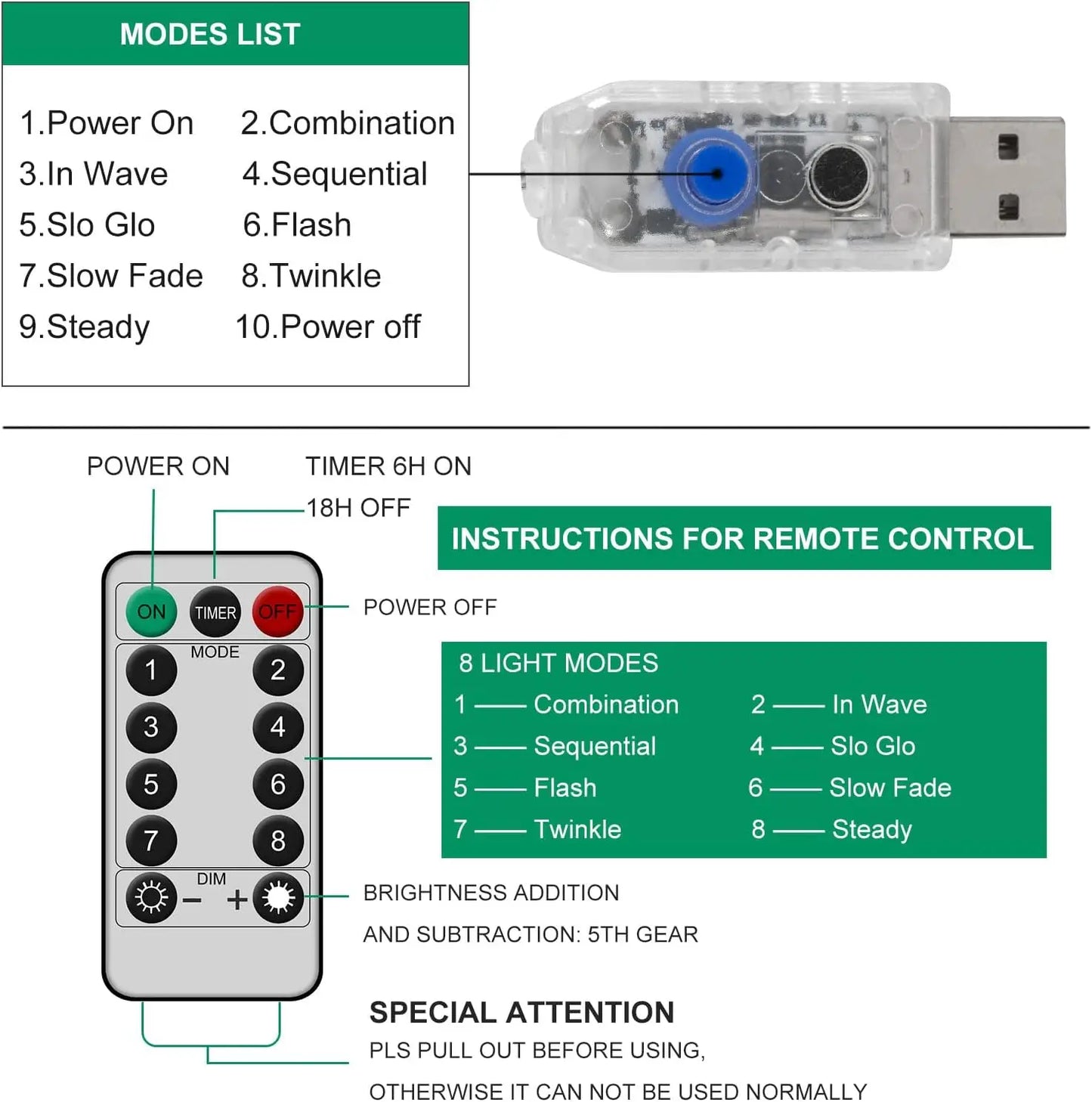 USB LED Tree Decorative Light