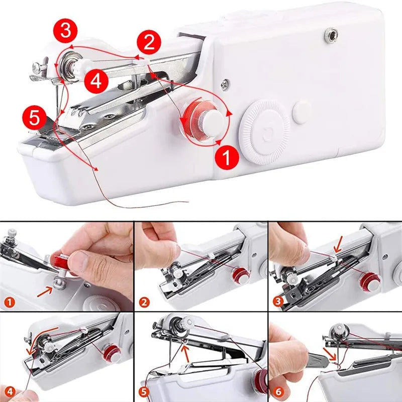 Hand-Held Portable Sewing Machine