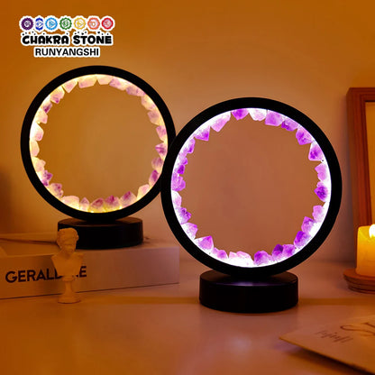 Natural Gemstone Crystal Lamp - Wholesalus