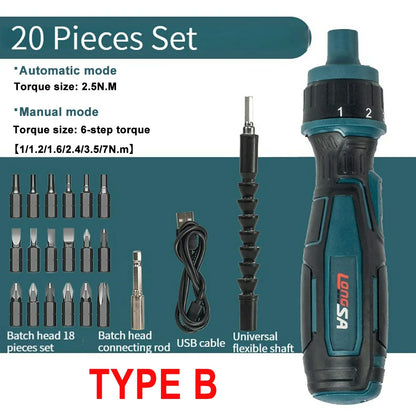 Rechargeable Electric Wireless Screwdriver - Wholesalus