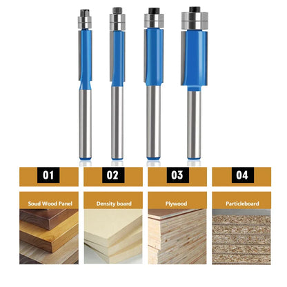 Shank Flush Trim Bit Set - Wholesalus
