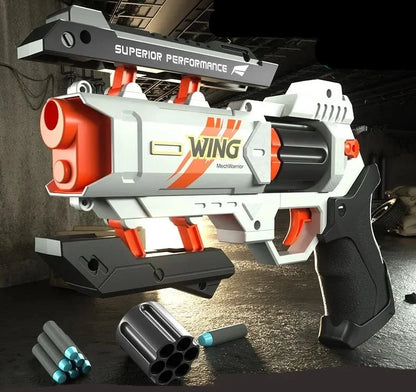 Soft Bullet Revolver Gun Toy - Wholesalus