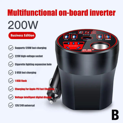 Car Multi-functional Charging Adapter - Wholesalus