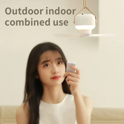 USB Rechargeable Wireless Mini Hanging Fan - Wholesalus
