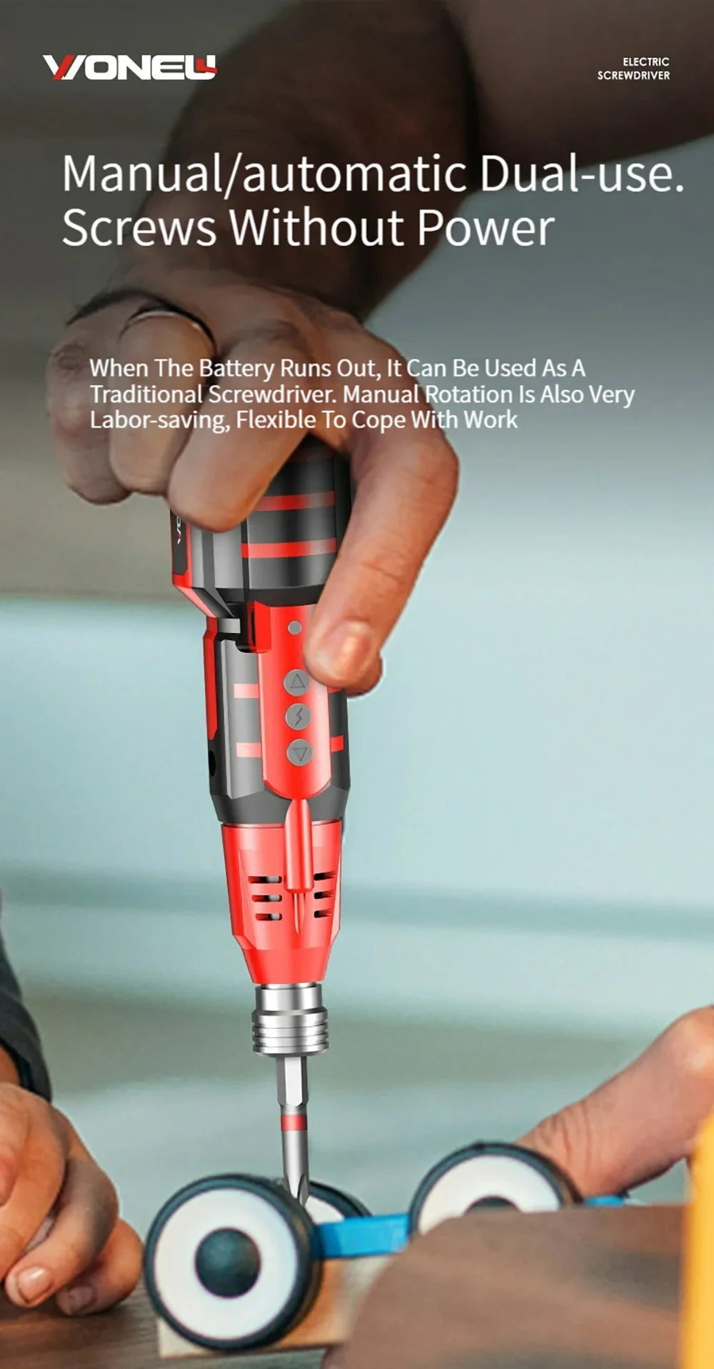 Rechargeable Electric Wireless Screwdriver