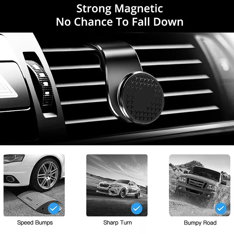 Magnetic Car Air Vent Clip Mobile Holder - Wholesalus