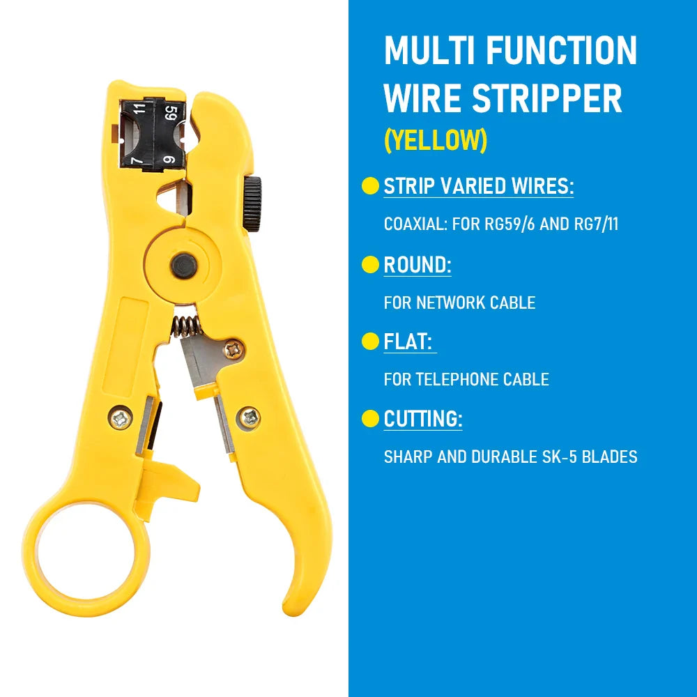 Multi-functional Wire Stripping Tool - Wholesalus