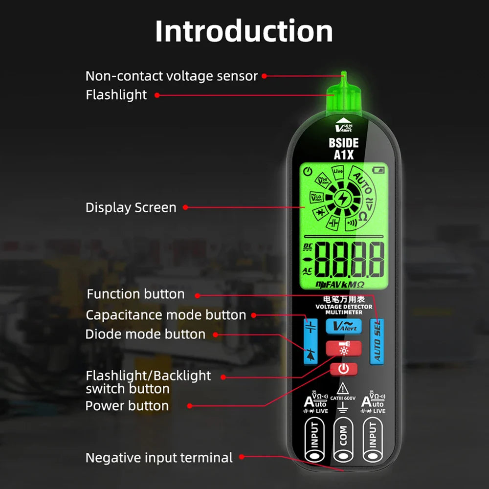 Professional Digital Electric Multimeter