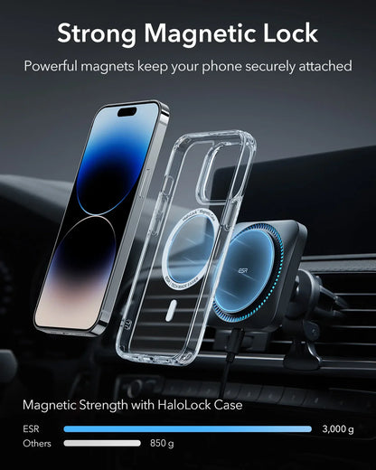 Car Air vent Magsafe Wireless Mobile Charger - Wholesalus