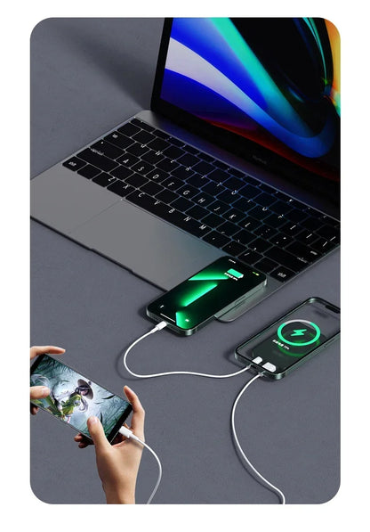 Magnetic Wireless LED Display Fast Charging Power Bank - Wholesalus