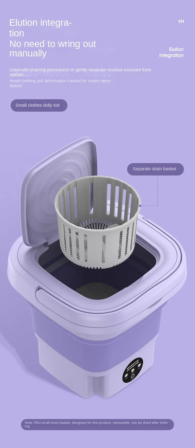 Multifunctional Mini Washing Machine - Wholesalus
