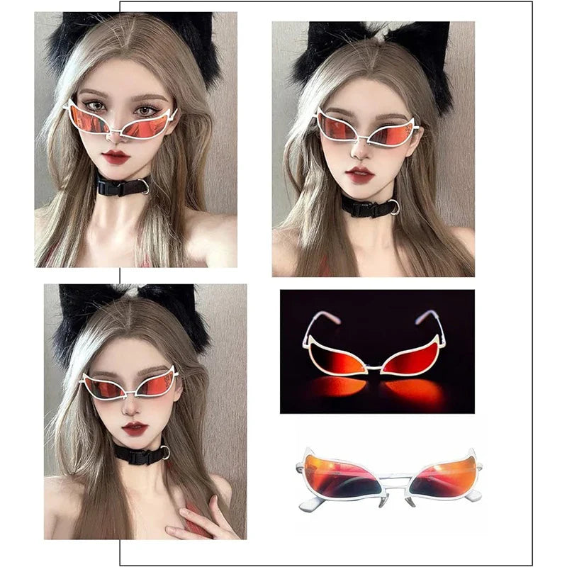 Unisex Anime Cat Eye Sunglasses