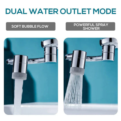 1080 Degree Rotating Faucet Extender - Dual Mode - Wholesalus