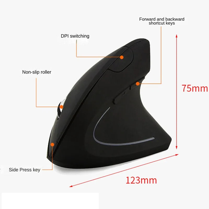 Ergonomic Wireless Vertical Mouse