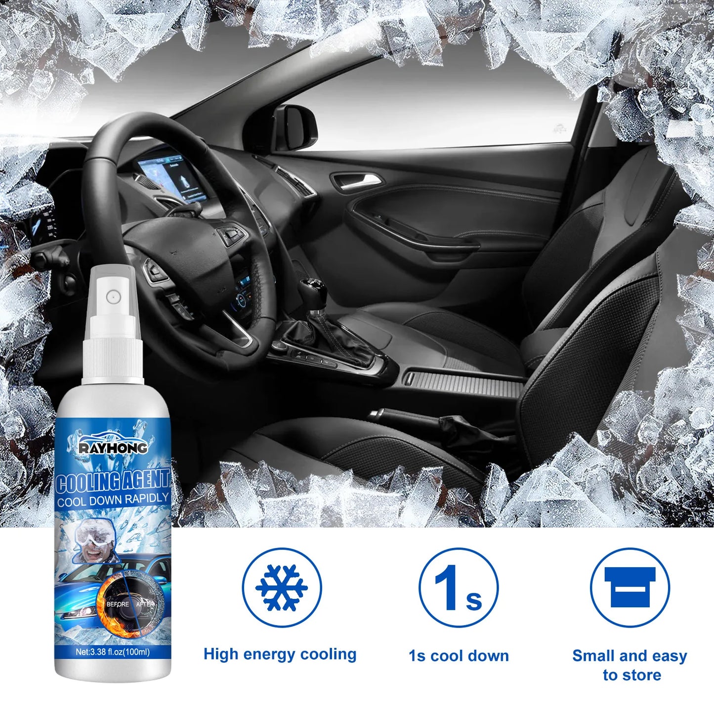 Instant Car Cooling Spray