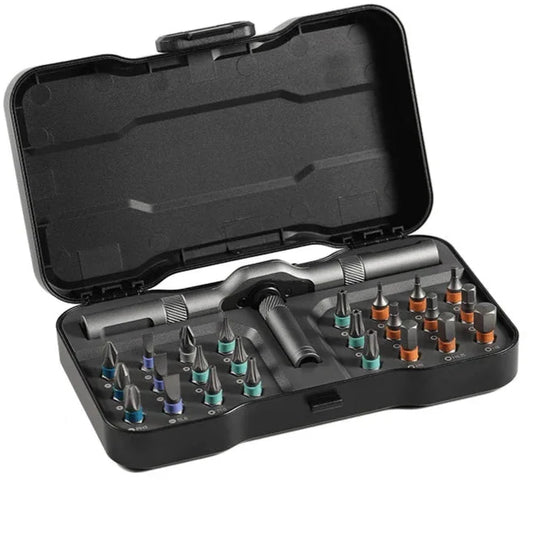 24 In 1 Multi-Purpose Ratchet Wrench Screwdriver Set