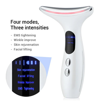 EMS Anti-Wrinkle Face and Neck Massager - Wholesalus