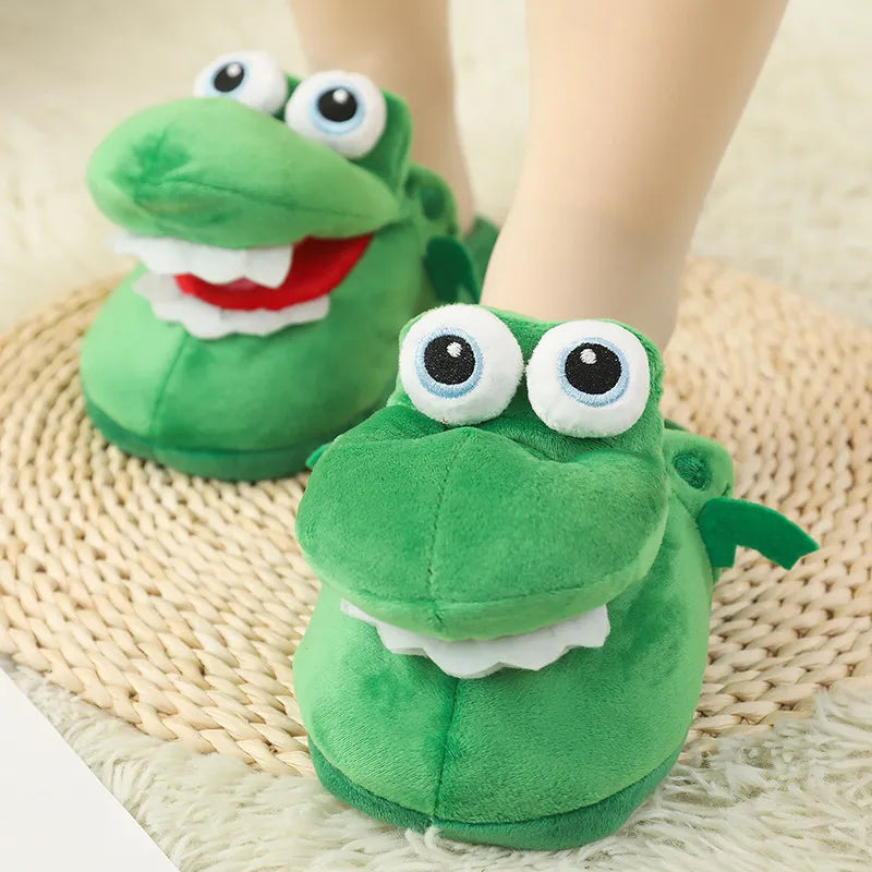 Crocodile Cotton Slippers