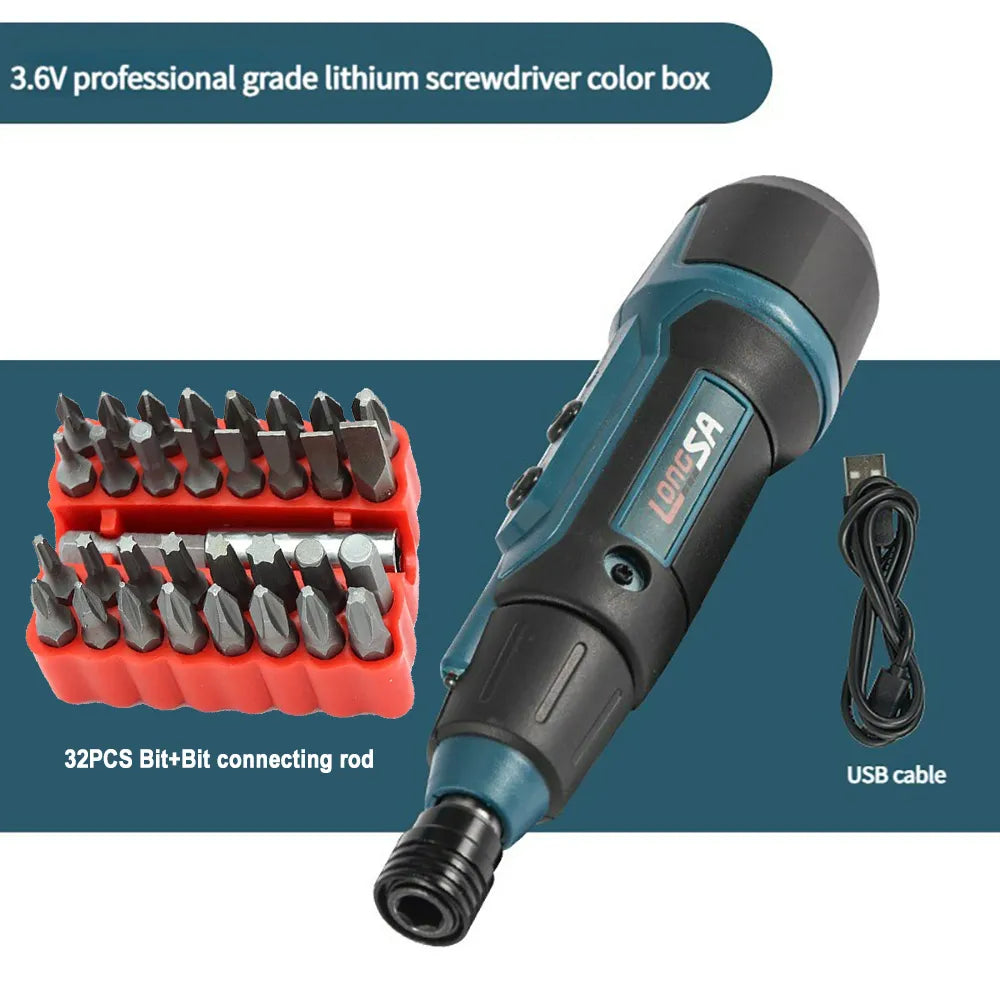 Rechargeable Electric Wireless Screwdriver