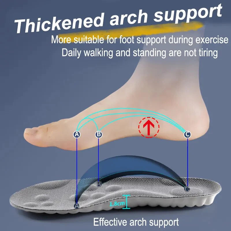 High Elasticity Latex Sport Insoles - Wholesalus