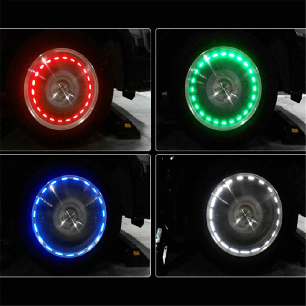 RGB Car Wheel Valve Cap Light