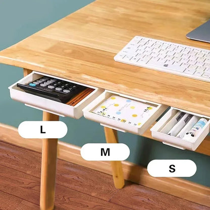 Self-Adhesive Desk Hidden Storage Box - Wholesalus