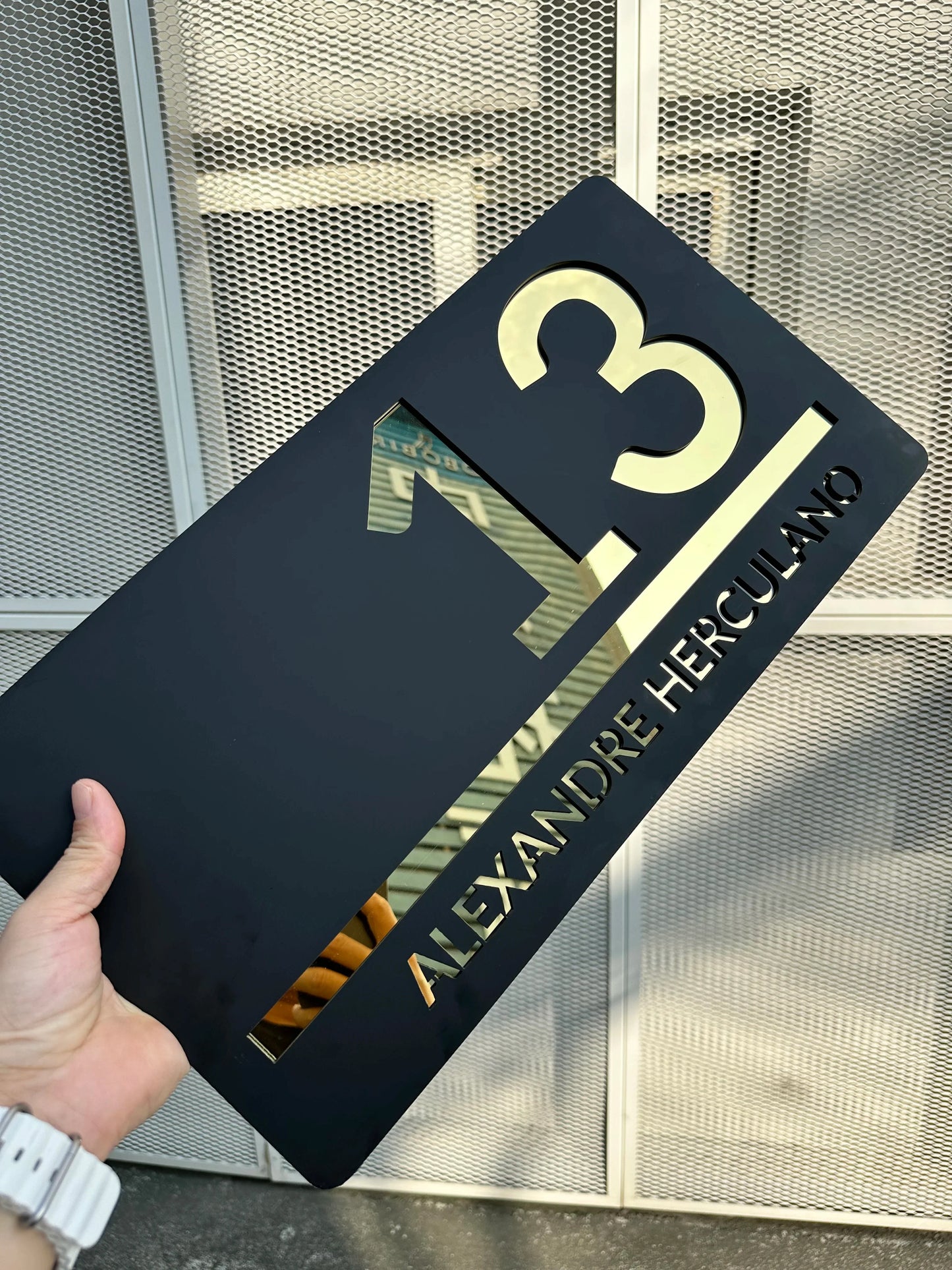 Customized Acrylic Laser Cut Sign Plate - Wholesalus