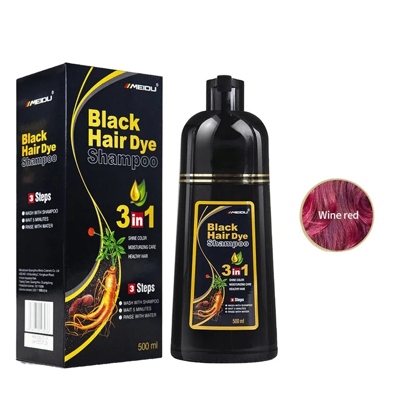 Natural Instant Hair Dye Shampoo