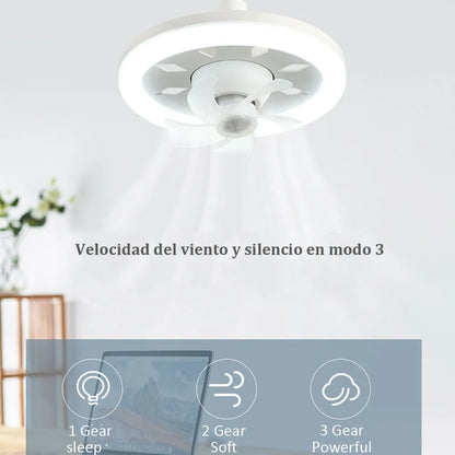 2 in 1 Swivel Fan LED Lamp - Wholesalus
