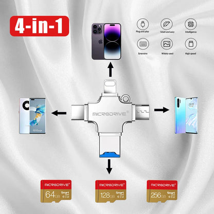 4 in 1 Memory Disk Flash Drive - Wholesalus
