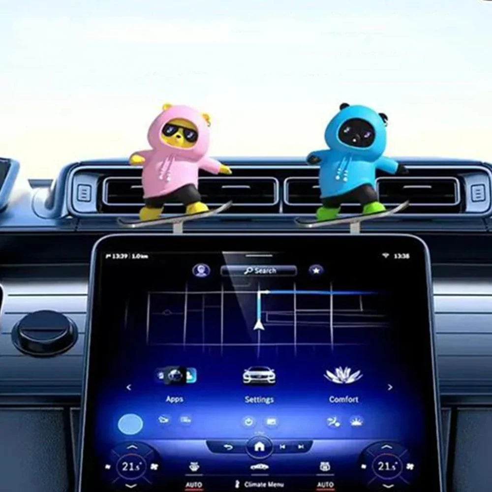 Car Dashboard Sliding Panda