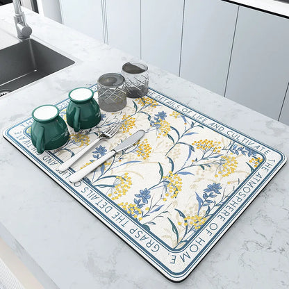 Kitchen Countertop Water Absorbent Mat - Wholesalus