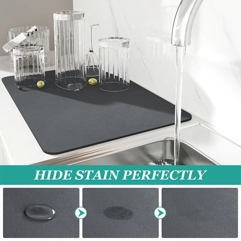 Kitchen Countertop Water Absorbent Mat - Wholesalus
