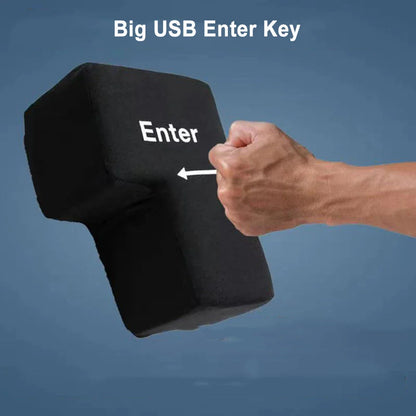 Soft Anti-Stress Enter Key Pillow - Wholesalus