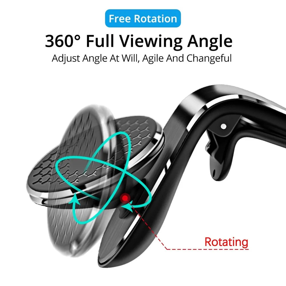 Magnetic Car Air Vent Clip Mobile Holder - Wholesalus
