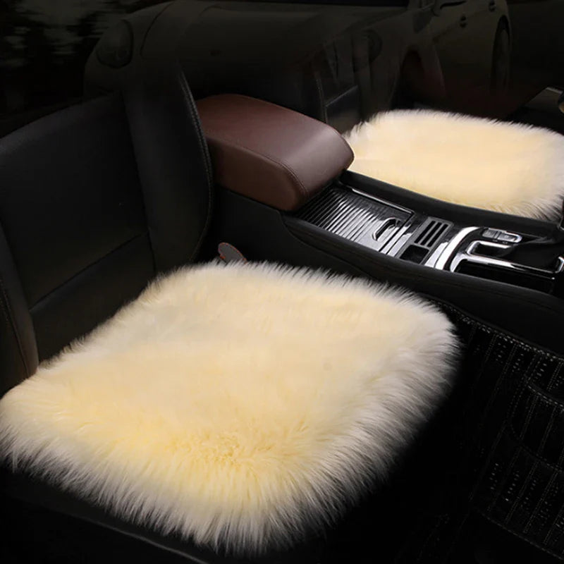 Soft Plush Car Seat Cushion Cover