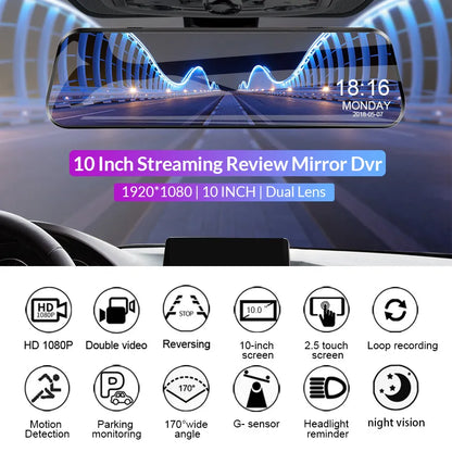AutoGuard Mirror Dashcam - Wholesalus