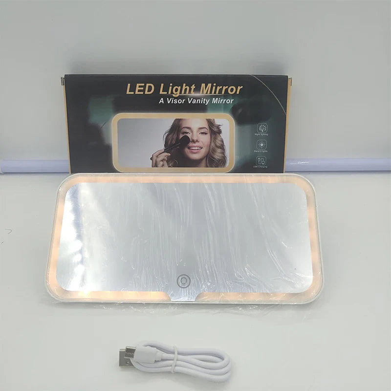 LED Car Sun Visor Mirror Light