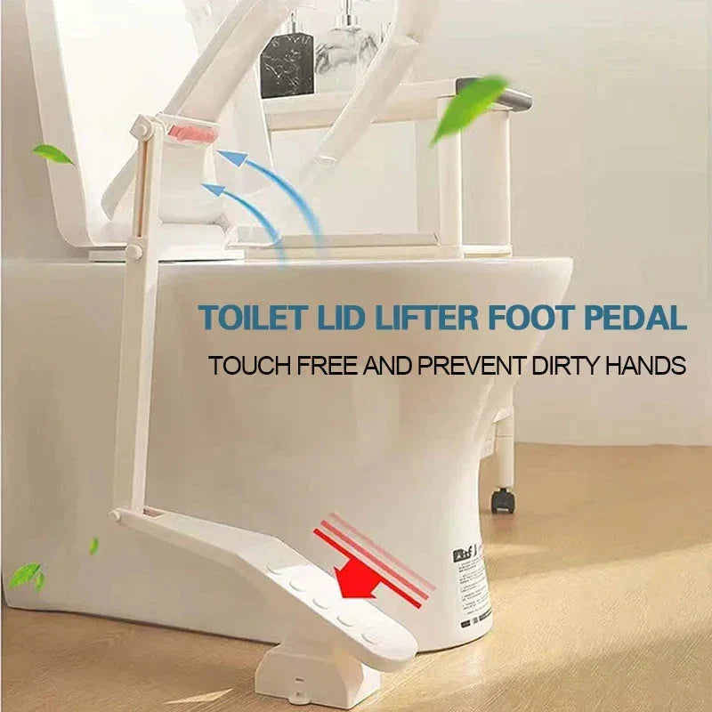 Foot Pedal Toilet Seat Lid Lifter