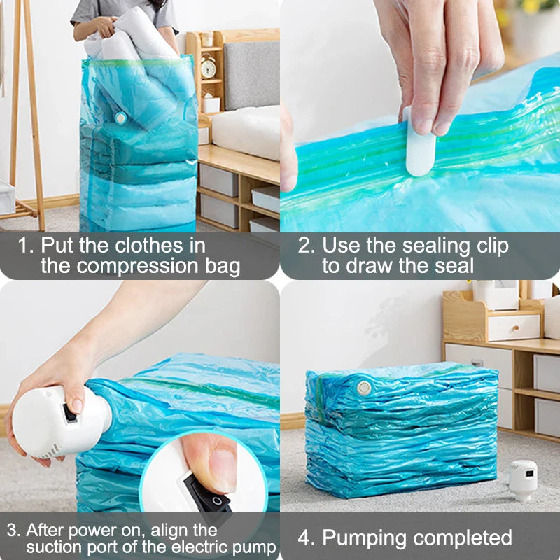 Powerful Compressed Vacuum Storage Bag