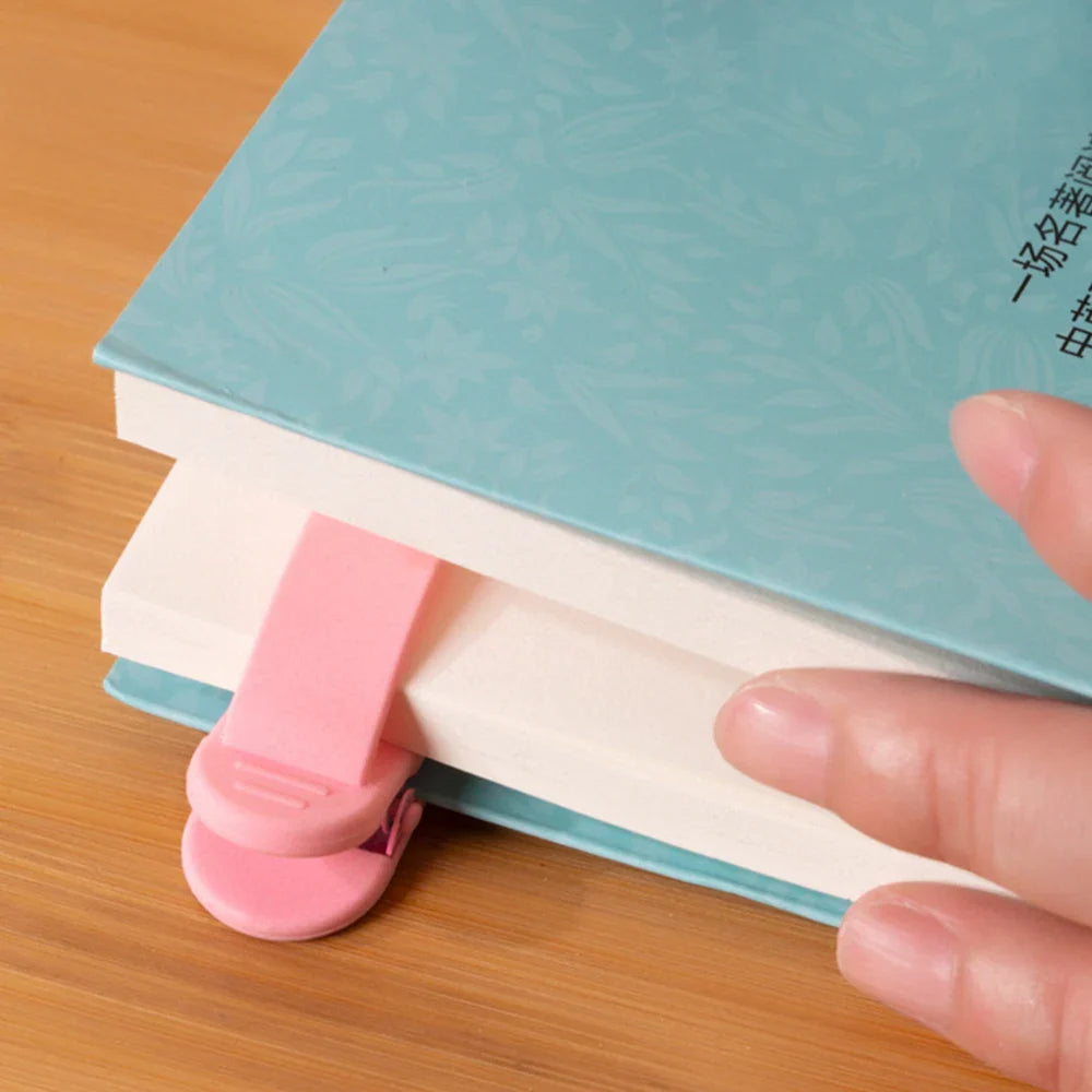 3Pcs Silicone Bookmarks