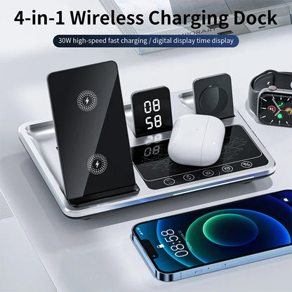 4 in 1 Magsafe Wireless Charging Station - Wholesalus