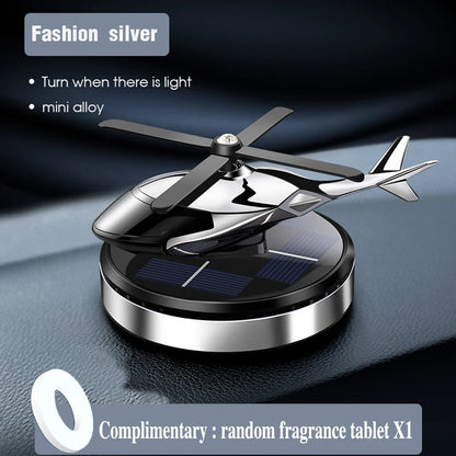 Helicopter Solar Car Air Freshener - Wholesalus
