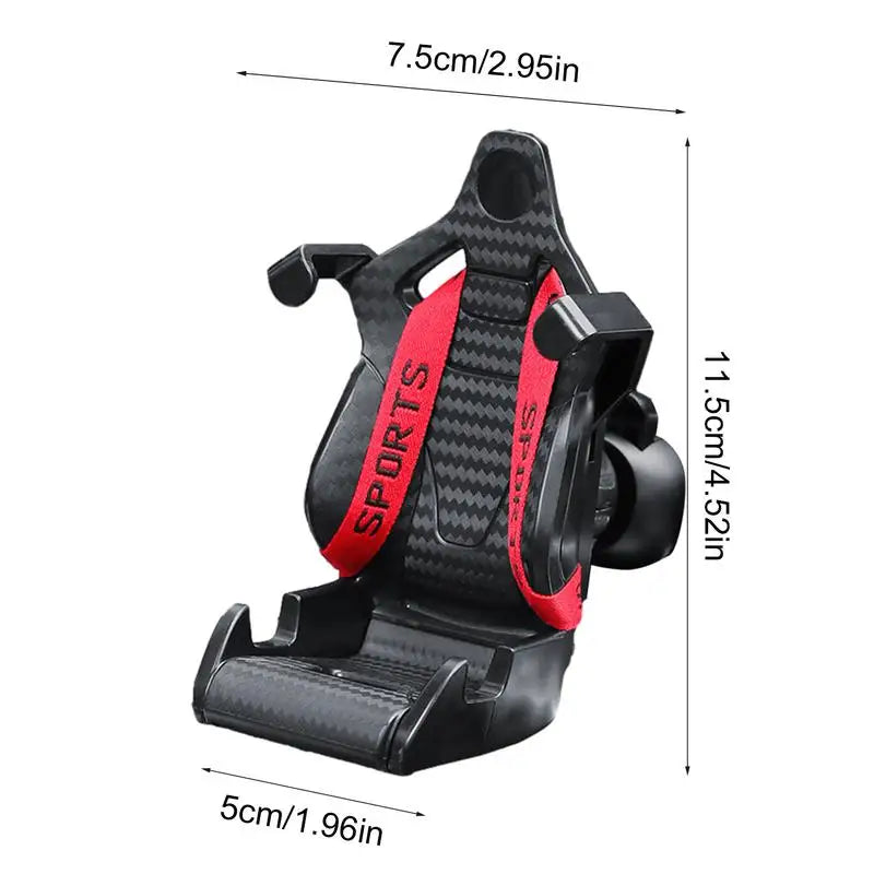 Racing Seat Car Air Vent Mobile Holder