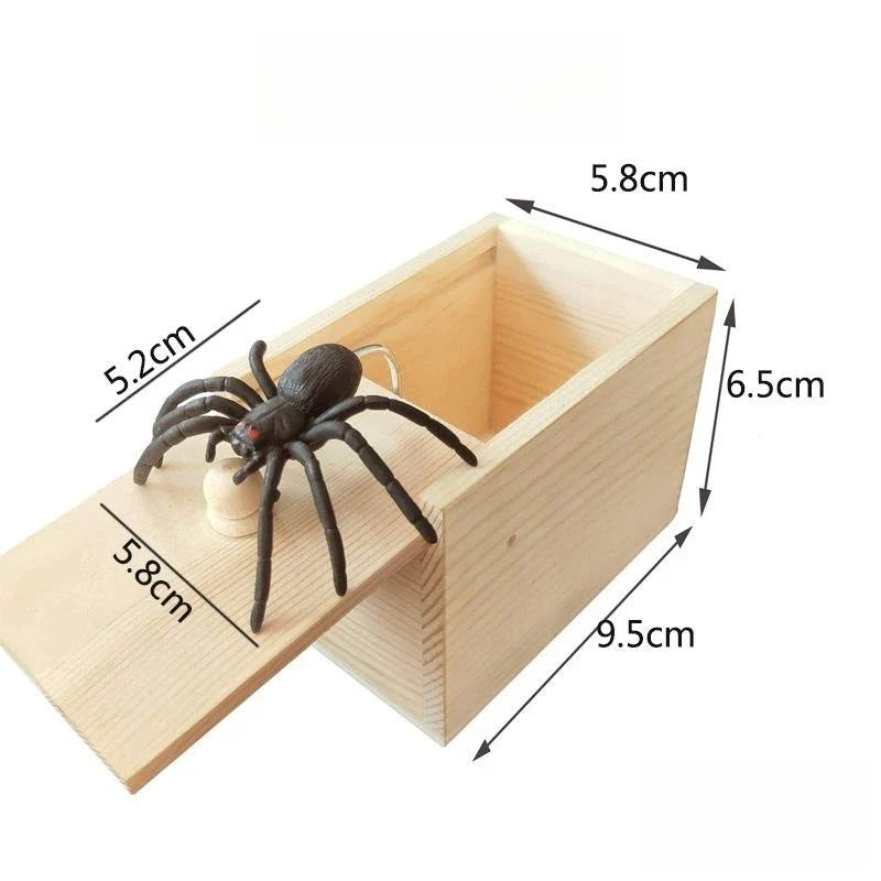 Wooden Prank Toy Box