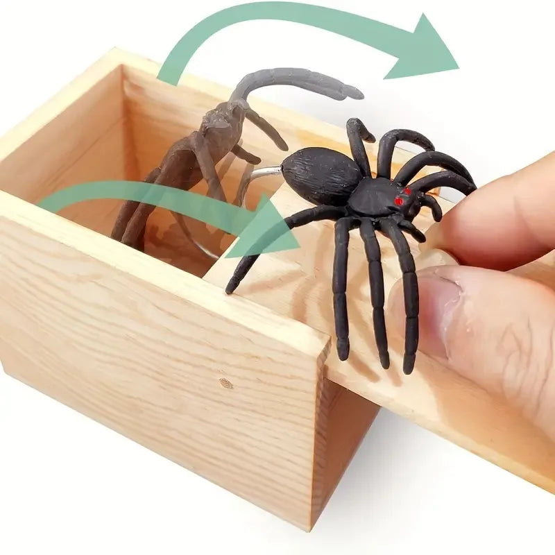 Wooden Prank Toy Box