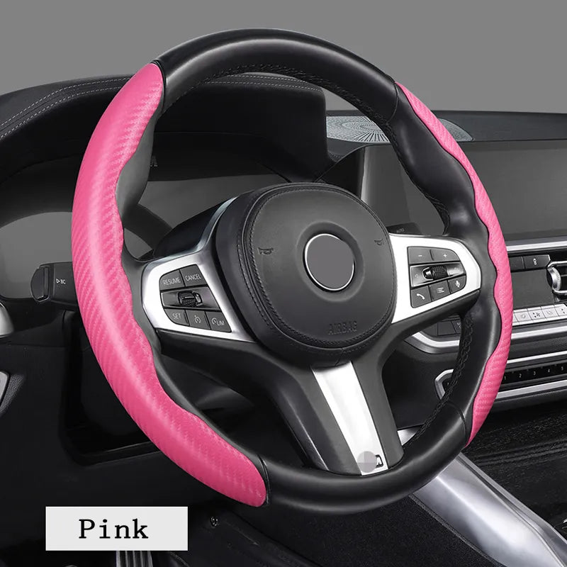 Carbon Fiber Steering Wheel Cover