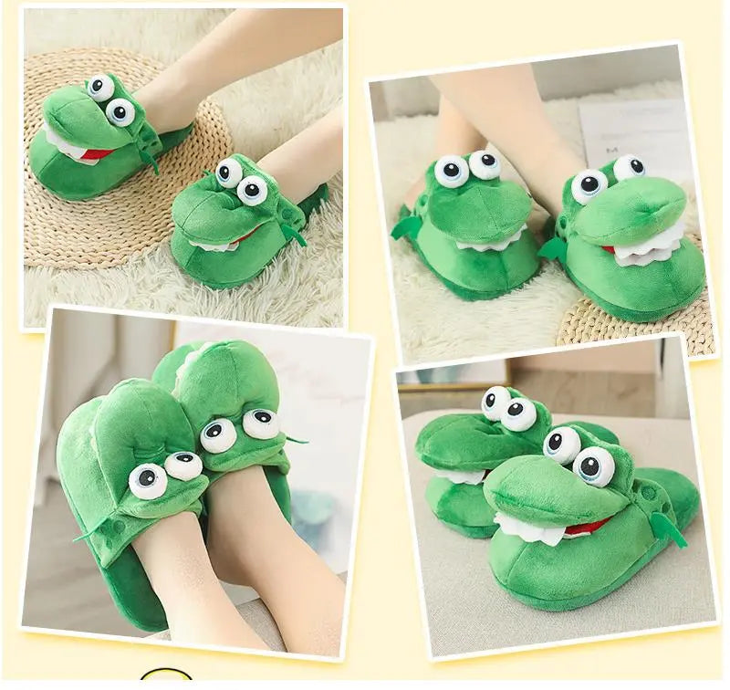 Crocodile Cotton Slippers