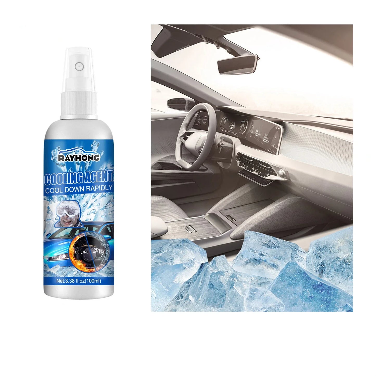 Instant Car Cooling Spray