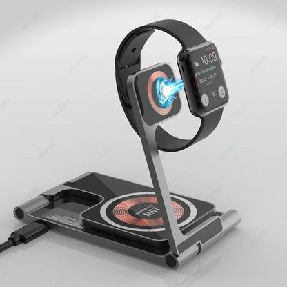 3 in 1 Foldable Magsafe Wireless Charger - Wholesalus